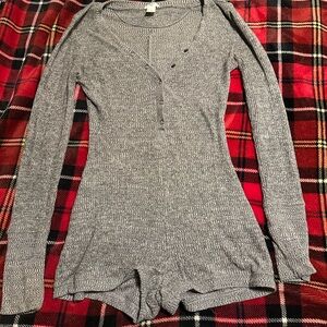 Forever 21 Gray lounging romper Size S
